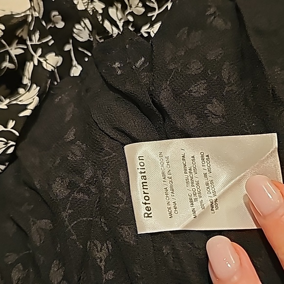 NWT Reformation Talleen Floral dress in Maria color - Picture 6 of 6